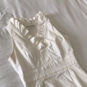 Black floral print dress